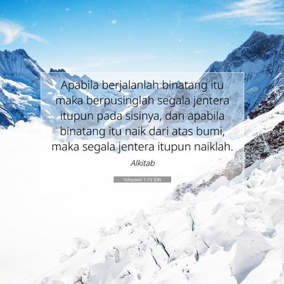 Yehezkiel 1:19 Ayat Alkitab Dijelaskan