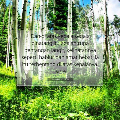 Yehezkiel 1:22 Ayat Alkitab Dijelaskan