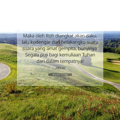 Yehezkiel 3:12 IDN Gambar Ayat Alkitab