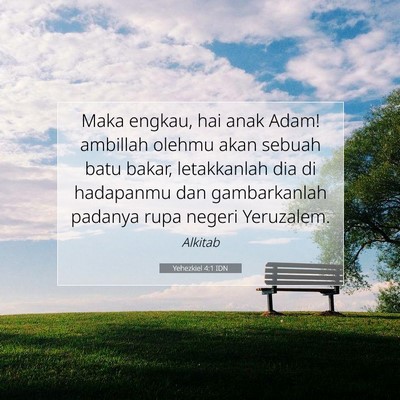 Yehezkiel 4:1 IDN Gambar Ayat Alkitab