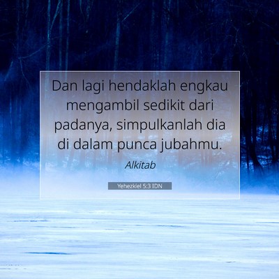 Yehezkiel 5:3 Ayat Alkitab Dijelaskan