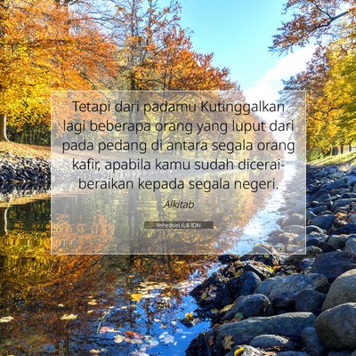 Yehezkiel 6:8 IDN Gambar Ayat Alkitab