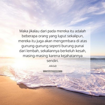 Yehezkiel 7:16 IDN Gambar Ayat Alkitab