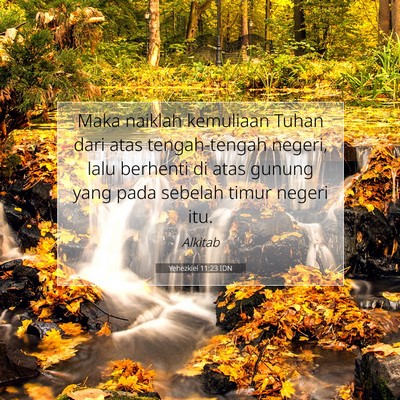 Yehezkiel 11:23 Ayat Alkitab Dijelaskan