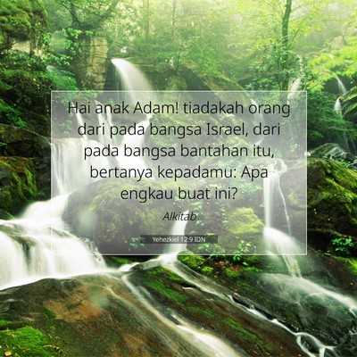 Yehezkiel 12:9 Ayat Alkitab Dijelaskan