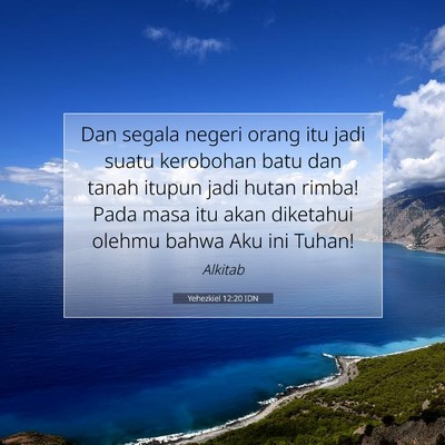 Yehezkiel 12:20 IDN Gambar Ayat Alkitab