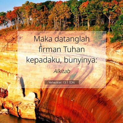 Yehezkiel 13:1 Ayat Alkitab Dijelaskan