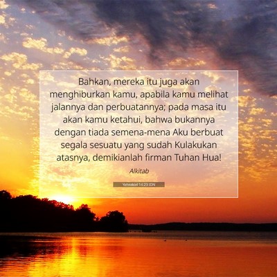 Yehezkiel 14:23 Ayat Alkitab Dijelaskan