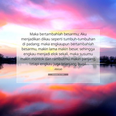Yehezkiel 16:7 Ayat Alkitab Dijelaskan