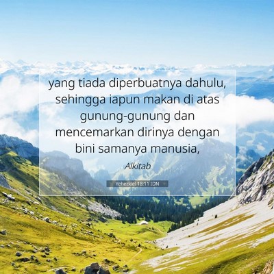 Yehezkiel 18:11 Ayat Alkitab Dijelaskan
