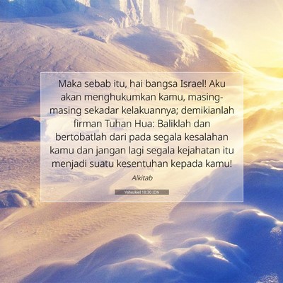 Yehezkiel 18:30 IDN Gambar Ayat Alkitab