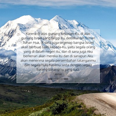 Yehezkiel 20:40 IDN Gambar Ayat Alkitab