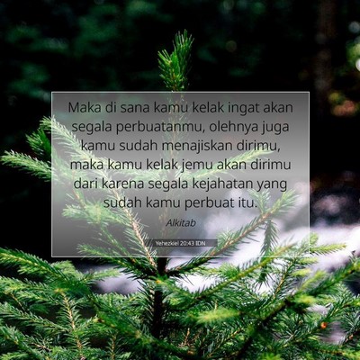 Yehezkiel 20:43 IDN Gambar Ayat Alkitab