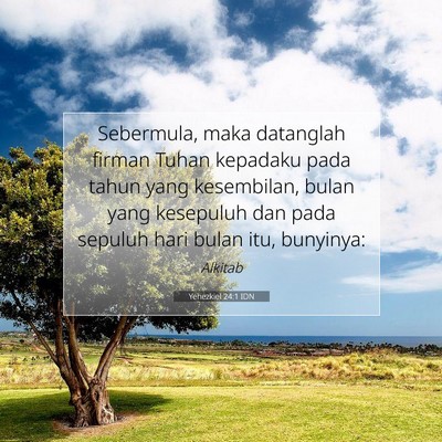 Yehezkiel 24:1 IDN Gambar Ayat Alkitab
