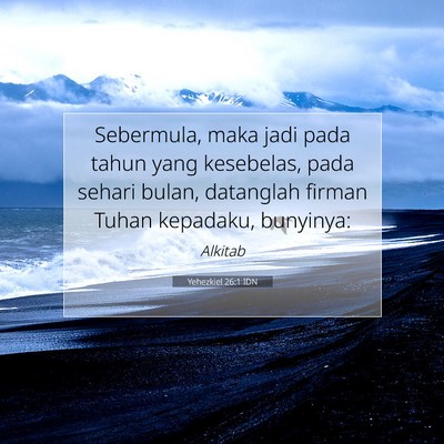 Yehezkiel 26:1 IDN Gambar Ayat Alkitab