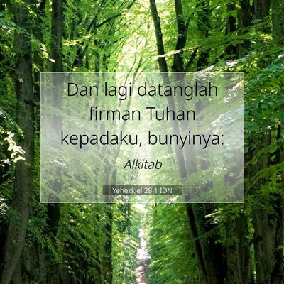 Yehezkiel 28:1 Ayat Alkitab Dijelaskan