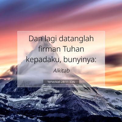 Yehezkiel 28:11 Ayat Alkitab Dijelaskan