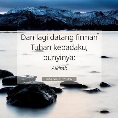 Yehezkiel 28:20 Ayat Alkitab Dijelaskan