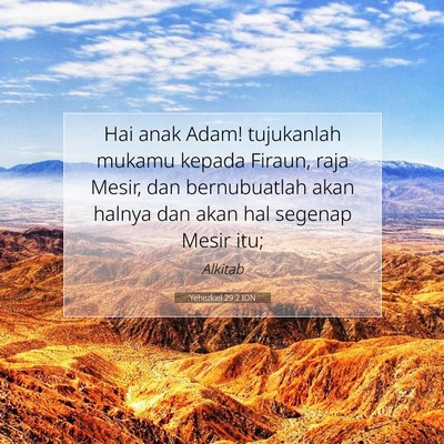 Yehezkiel 29:2 Ayat Alkitab Dijelaskan