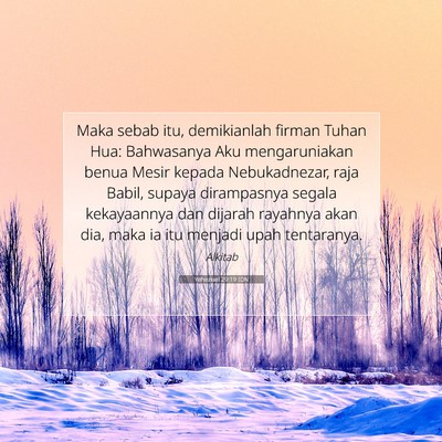 Yehezkiel 29:19 Ayat Alkitab Dijelaskan