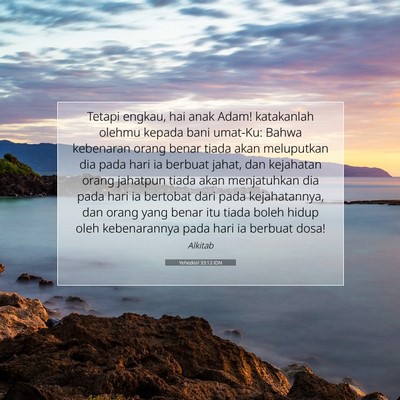 Yehezkiel 33:12 Ayat Alkitab Dijelaskan