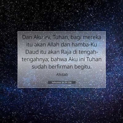 Yehezkiel 34:24 Ayat Alkitab Dijelaskan