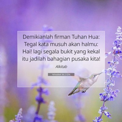 Yehezkiel 36:2 Ayat Alkitab Dijelaskan