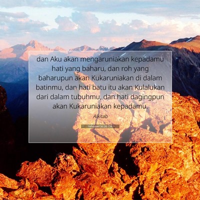 Yehezkiel 36:26 IDN Gambar Ayat Alkitab