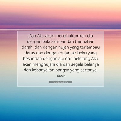 Yehezkiel 38:22 Ayat Alkitab Dijelaskan