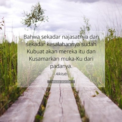 Yehezkiel 39:24 IDN Gambar Ayat Alkitab