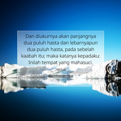 Yehezkiel 41:4 Ayat Alkitab Dijelaskan