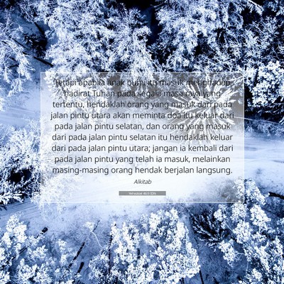 Yehezkiel 46:9 Ayat Alkitab Dijelaskan