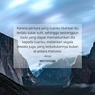 Daniel 2:11 Ayat Alkitab Dijelaskan