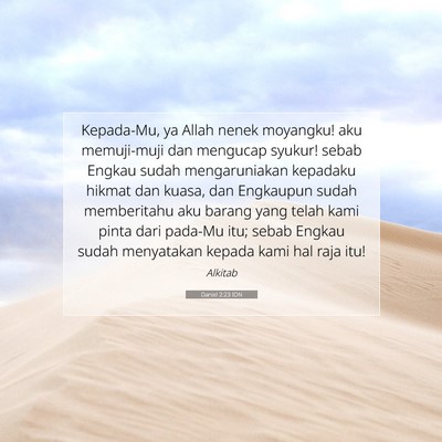 Daniel 2:23 IDN Gambar Ayat Alkitab