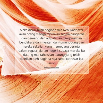 Daniel 3:2 IDN Gambar Ayat Alkitab