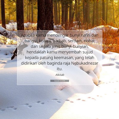 Daniel 3:5 Ayat Alkitab Dijelaskan