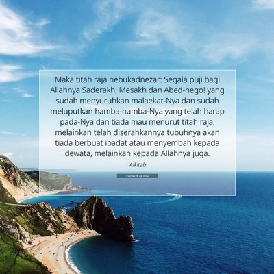 Daniel 3:28 IDN Gambar Ayat Alkitab