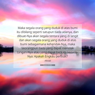Daniel 4:35 IDN Gambar Ayat Alkitab