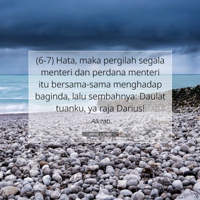 Daniel 6:6 IDN Gambar Ayat Alkitab