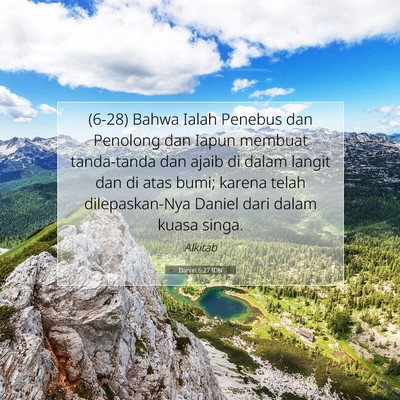 Daniel 6:27 IDN Gambar Ayat Alkitab