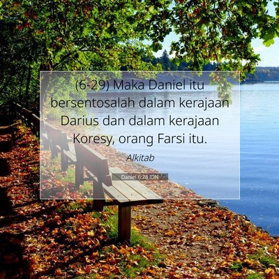 Daniel 6:28 IDN Gambar Ayat Alkitab
