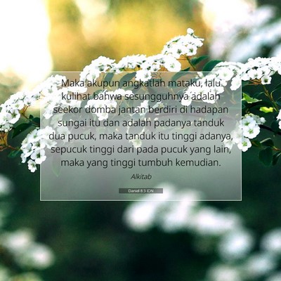 Daniel 8:3 IDN Gambar Ayat Alkitab
