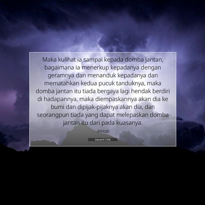 Daniel 8:7 Ayat Alkitab Dijelaskan