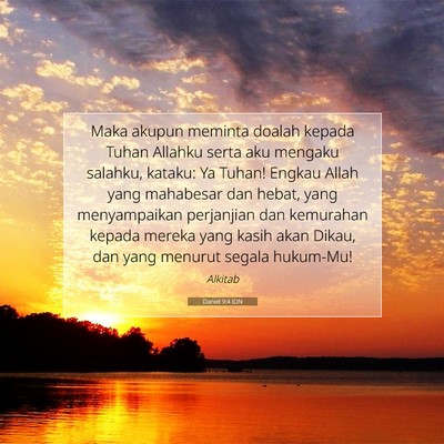 Daniel 9:4 IDN Gambar Ayat Alkitab