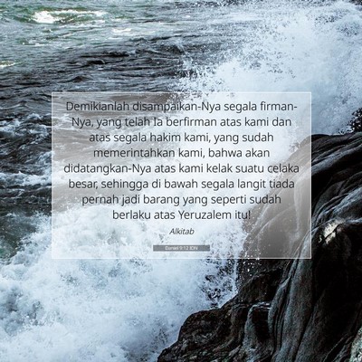 Daniel 9:12 IDN Gambar Ayat Alkitab
