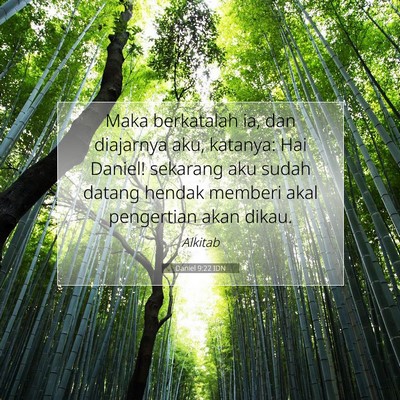 Daniel 9:22 IDN Gambar Ayat Alkitab