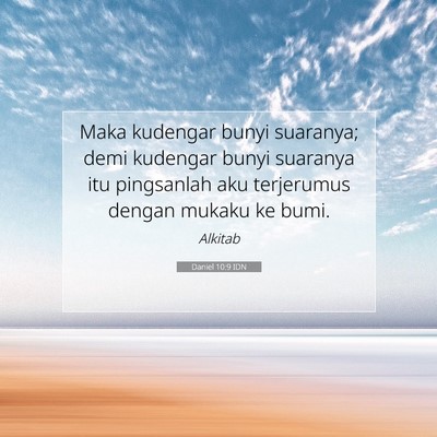 Daniel 10:9 Ayat Alkitab Dijelaskan