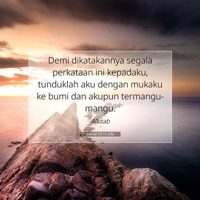 Daniel 10:15 IDN Gambar Ayat Alkitab