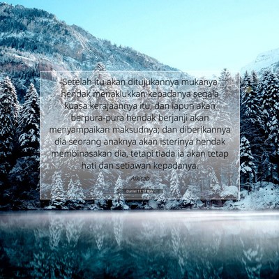 Daniel 11:17 Ayat Alkitab Dijelaskan