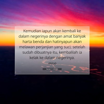 Daniel 11:28 IDN Gambar Ayat Alkitab